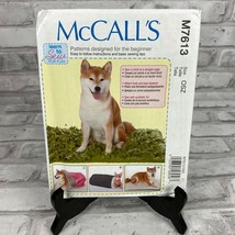 McCalls Sewing Pattern M7613 Pet Beds New - $7.04