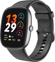 Fitness Tracker Watch 24/7 Heart Rate Blood Oxygen Sleep Monitor 1.69&quot; HD 10 Day - £22.82 GBP
