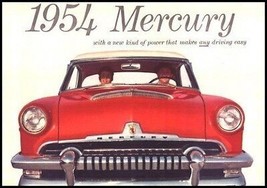1954 Mercury Color Brochure Monterey Sun Valley Custom - £12.29 GBP