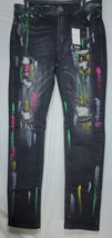 Switch Remarkable Paint Splatter Distressed Jeans Premium Denim Brand EST.1983 - £40.13 GBP