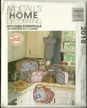 McCall&#39;s Sewing Pattern 2018 Home Decorating Kitchen Essentials New - $6.99