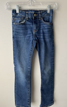 Boys OLD NAVY Skinny Jeans Size 7 Reg Blue Denim Adjustable Waist Medium Wash - £4.75 GBP