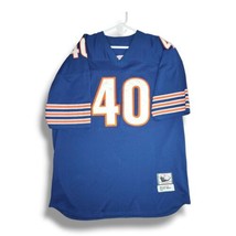 Vintage Gales Sayers Jersey Chicago Bears Mitchell and Ness Navy Blue Sz... - £228.16 GBP
