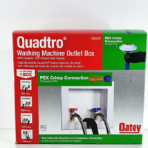 Oatey Quadtro Washing Machine 1/2 in. Outlet Box Quarter Turn Brass Ball... - $35.54