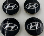 Hyundai Wheel Center Cap Set Black OEM D01B46030 - $112.49