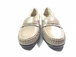 SAS Tripad Comfort Loafer Shoes Womens Size 7 1/2 Beige Tan Leather Foot Bed - £19.82 GBP