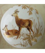 Cabinet Knobs Knob Roe Deer   Wildlife - $100.73 MXN