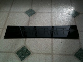 Starcraft emblem ---  size 2 1/2&quot; wide x 12 7/8&quot; length boat camper etc..  - $14.95
