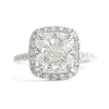 Authenticity Guarantee 
GIA Radiant Halo Diamond Engagement Ring Platinum 1.5... - £21,235.05 GBP