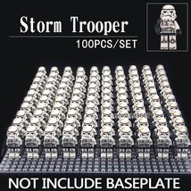 100pcs/set Star Wars Sandtroopers Desert stormtrooper Minifigures Toy Gift - £111.88 GBP