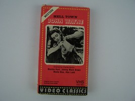 John Wayne Hell Town VHS Video Tape - £7.86 GBP