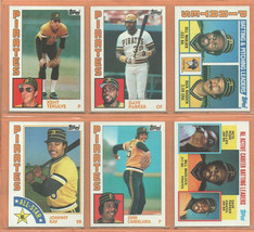 1984 Topps Pittsburgh Pirates Team Lot Dave Parker Bill Madlock Johnny Ray + - £3.72 GBP