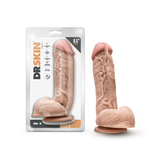 Dr. Skin Mr. D 8.5 in. Dildo with Balls Beige - £33.96 GBP