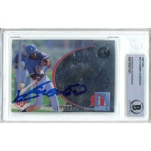 Vladimir Guerrero Auto 1997 UD3 Montreal Expos Signed Rookie Card BAS Slab RC - £235.98 GBP