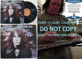 Todd Rundgren autographed Hermit of Mink Hollow Album Vinyl Record Proof Beckett - £134.21 GBP