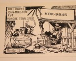 Vintage CB Ham Radio Card KBK 9845 Vondore Tennessee  - £3.94 GBP