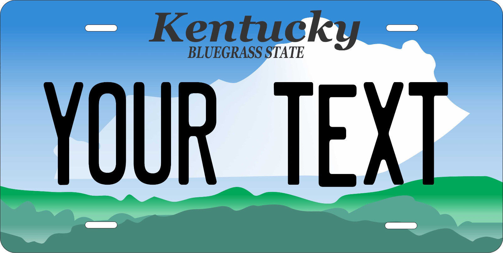 Kentucky 1999-02 License Plate Personalized Custom Auto Bike Motorcycle Moped - $10.99 - $18.22