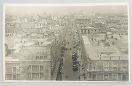 Vintage 1940&#39;s RPPC Panoramic View of Mexico City w/ Street Views #318 Postcard - £18.38 GBP