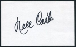 Nell Carter Signed 3X5 Index Card Actress Singer Gimme A Break! Ain&#39;t Misbehavin - £21.56 GBP