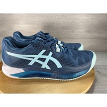 ASICS Womens Gel Resolution 8 Tennis Sneaker Blue 9 - $38.53