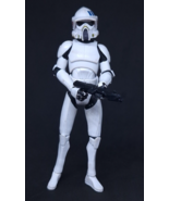 Star Wars  Clone Wars - ARF Clone Trooper Jungle Camo Figure - 2009 Hasbro - £10.24 GBP