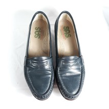SAS Blue Loafer Style Leather Womens Size 7.5 - £20.36 GBP