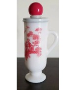 Vintage Collectible Avon Dutch Treat Demi Cup Milk Glass Victorian Scene... - £20.68 GBP