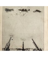 1914 WW1 Print German Guns Shoot French Aeroplanes Antique Military Coll... - €30,18 EUR
