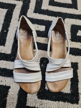 Ladies White Sandals Shoes, Size 38 Eur/ UK5 Express Shipping - £14.35 GBP