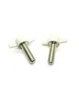 M10 x 35mm Clamping Thumb Screws with Gray Tee Wing Butterfly Knob Pack ... - $228.56 MXN
