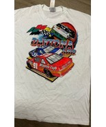 1994 Daytona 500 T-Shirt Double Sided - NASCAR - Men&#39;s XL - White 90s - $39.55