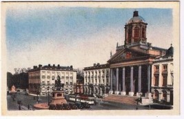 Belgium Postcard Brussels King&#39;s Place Palais Royale Vintage - £1.72 GBP