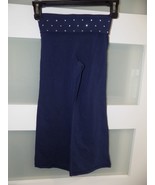 P.S. Aeropostale Navy Blue Yoga Pants W/Gems on top Size 5 Girls NEW - £14.42 GBP