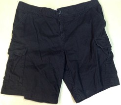 Faded Glory Mens Black 6 Pocket Cargo Shorts Size 42 - £7.82 GBP