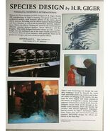 SPECIES DESIGN by H.R. Giger promotional sheet (1995) Morpheus Internati... - $20.69 CAD