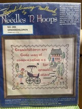 Needles N Hoops Sampler Kit 205 Grandchildren Cross Stitch  - $6.64