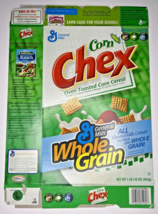 2005 Empty General Mills Corn Chex Toasted Corn 16OZ Cereal Box SKU U198... - $18.99