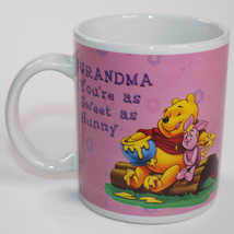 Vintage Disney Classic Winnie The Pooh Coffee Mug Grandma Sweet As Honey Pink - £3.18 GBP
