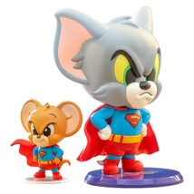 Tom &amp; Jerry as Superman Cosbaby Set - £49.76 GBP
