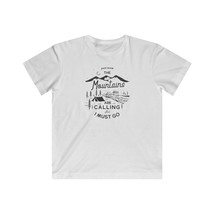 Kids Fine Jersey &#39;The Mountains Are Calling&#39; Tee - £17.28 GBP