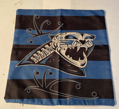 Rare Carolina Panthers Sugar Skull Throw Pillow Cover NFL Sofa Zipper. Lot Of 2 - £22.72 GBP