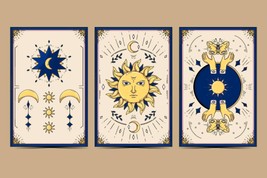 Hand Drawn Tarot Cards SVG Bundle Mystical Esoteric Tarot Deck Collection Cut fi - £3.32 GBP
