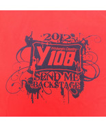 2012 Y108 Pittsburgh country radio station send me back stage red  t shirt  - $27.08 CAD