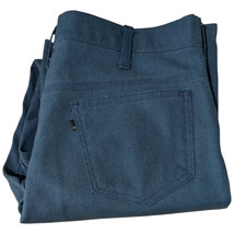 Levis Sta-Prest Navy Blue Pants Mens 34x30 Action Slacks Vintage 70s USA... - $33.66