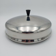 Vtg Farberware Stainless Steel 12&quot; Dome Lid Only Replacement Dutch Oven ... - $18.86