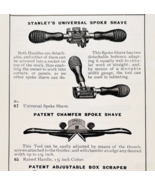 1900 Stanley Tools Iron Spoke Shaves Advertisement Victorian Wood Engrav... - $368.56 MXN