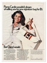 Pierre Cardin Carry-All Bag for Clairol Vintage 1972 Full-Page Magazine Ad - $9.70