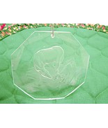 Vintage Etched Acrylic Christmas Ornament Deer Life Holiday Treasures Co... - £7.59 GBP