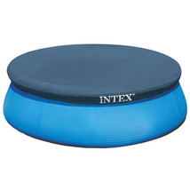 Intex 15 Foot Easy Set Cover Swimming Pool Debris Vinyl Round Cover Tarp... - £54.26 GBP
