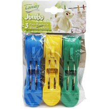 3 Pack Jumbo Plastic Clothespins Pegs - £5.02 GBP